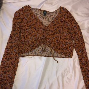 Wild fable Floral crop top